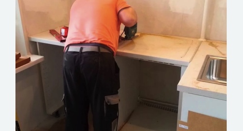 Сборка кухонного гарнитура. Проспект Вернадского 
